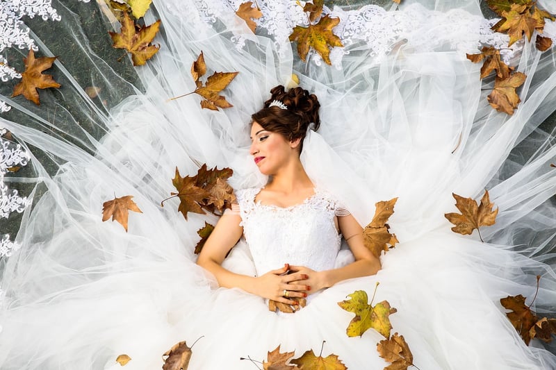 Bride in A-Line Dress